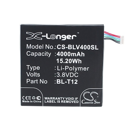 Bsc Preferred LG Pad 7.0 V400 V410 Tablet Replacement Battery CS-BLV400SL